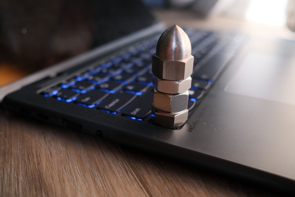 Desk Bolts — The No-Tech Key Weight